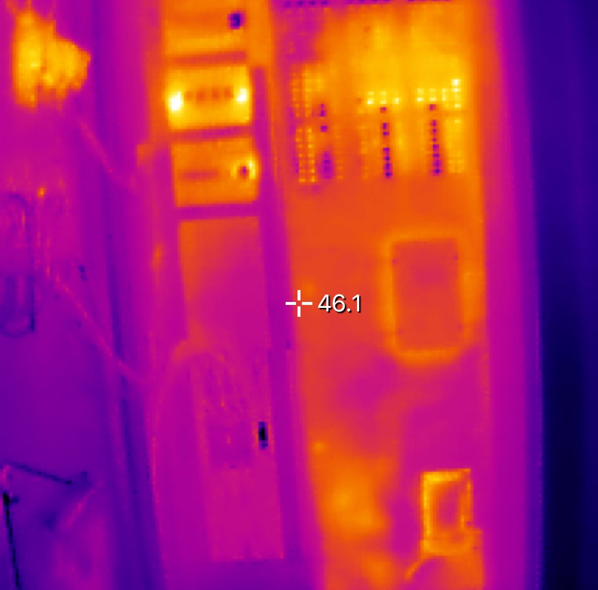Thermal survey frame